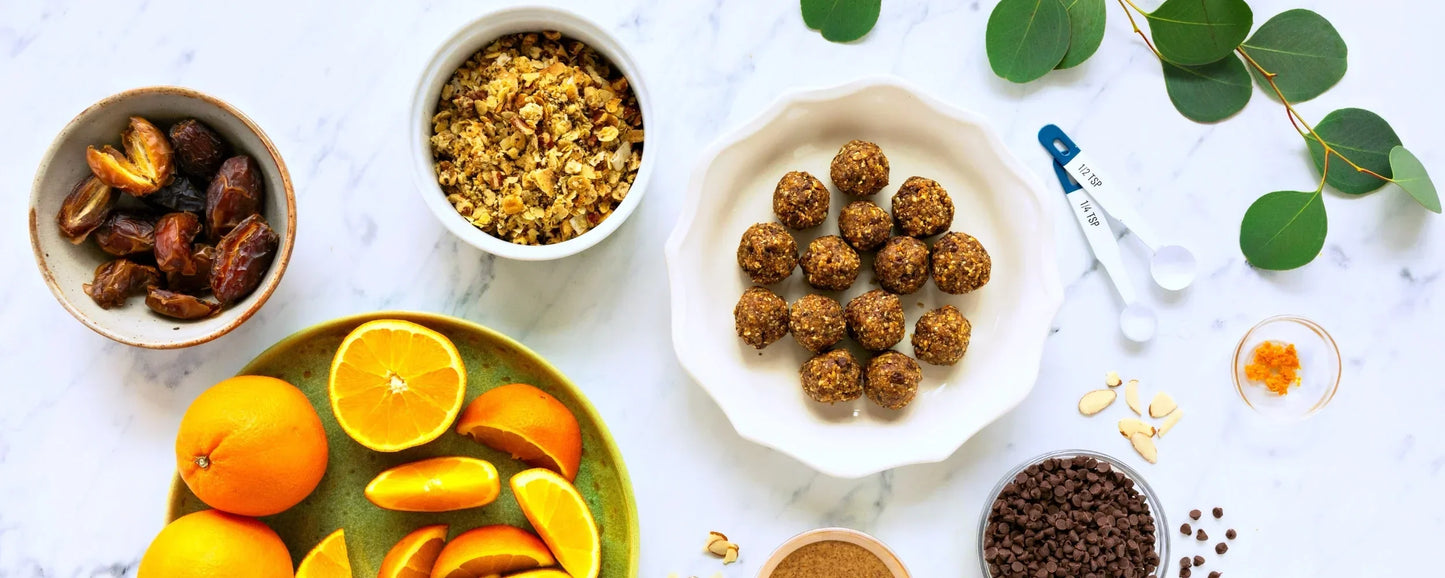 Quick & Easy Superfood Bliss Bites With Orange and Almonds