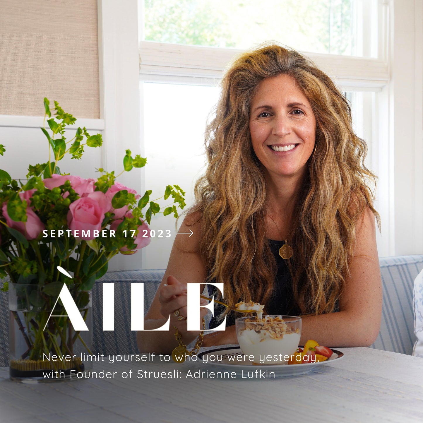 Àile Podcast - Never limit yourself to who you were yesterday with founder of Struesli: Adrienne Lufkin