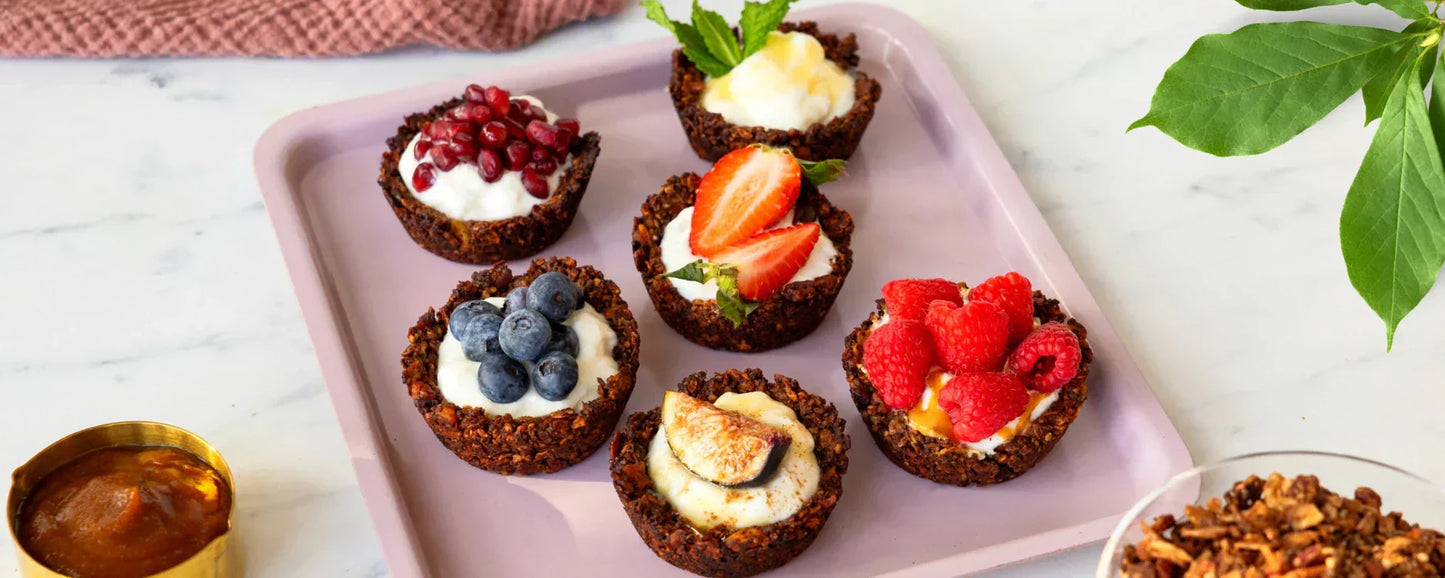 Gluten-Free Cacao And Coffee Granola Cups