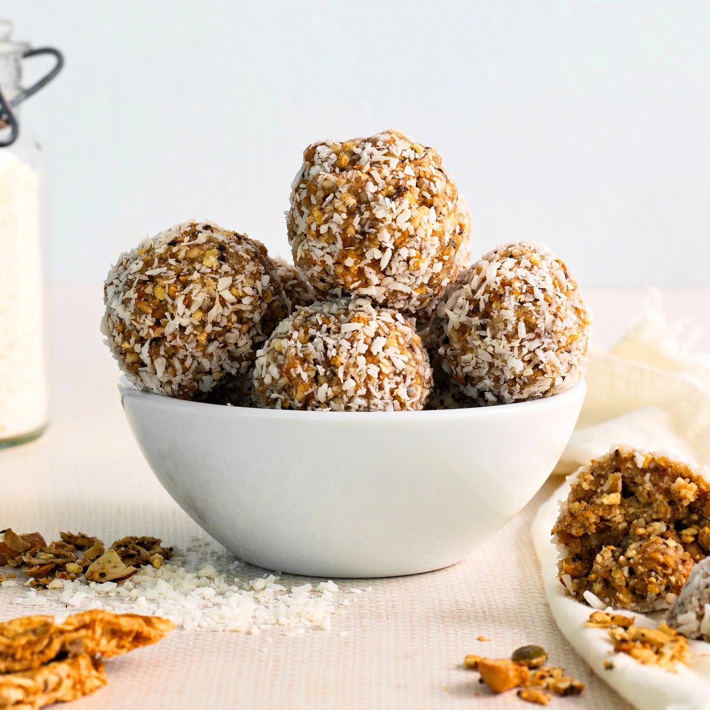 Tropical Coconut Cashew Bliss Bites