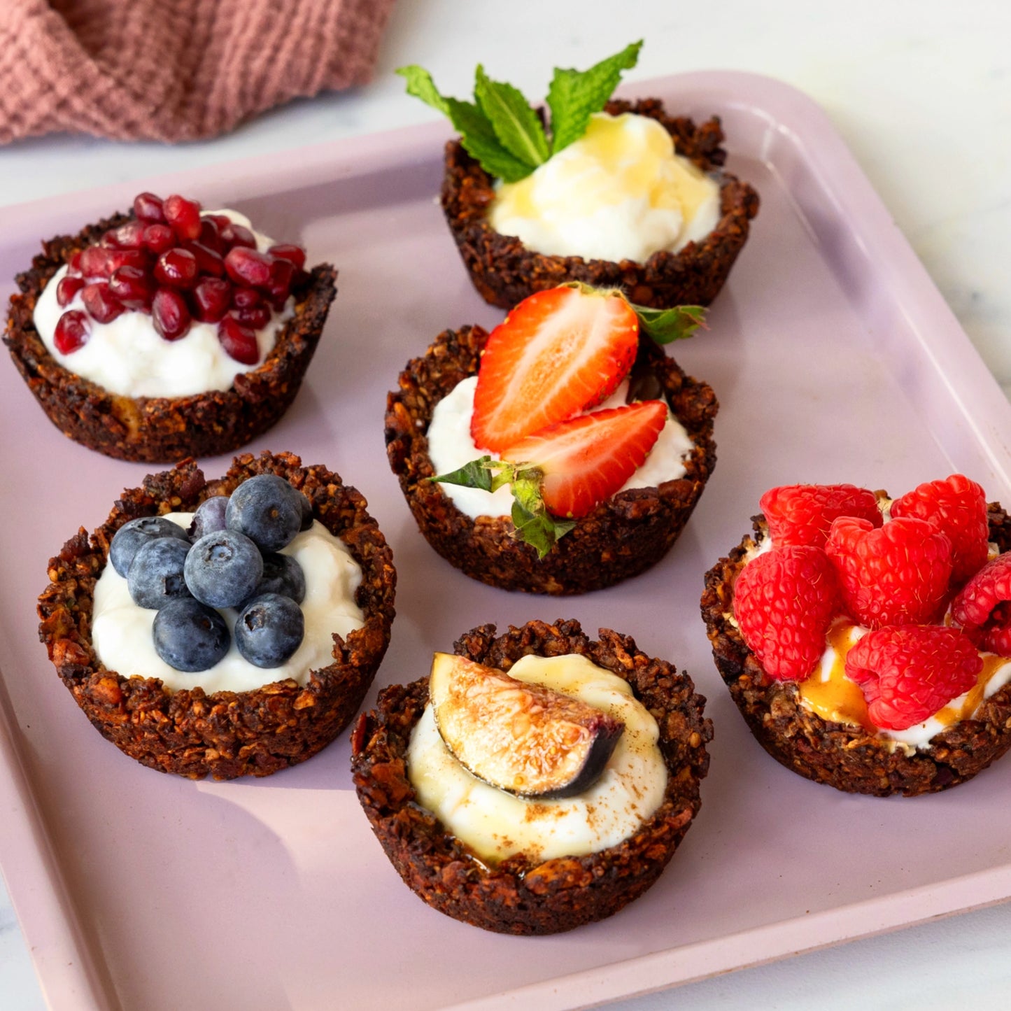 Gluten-free Cacao and Coffee Granola Cups