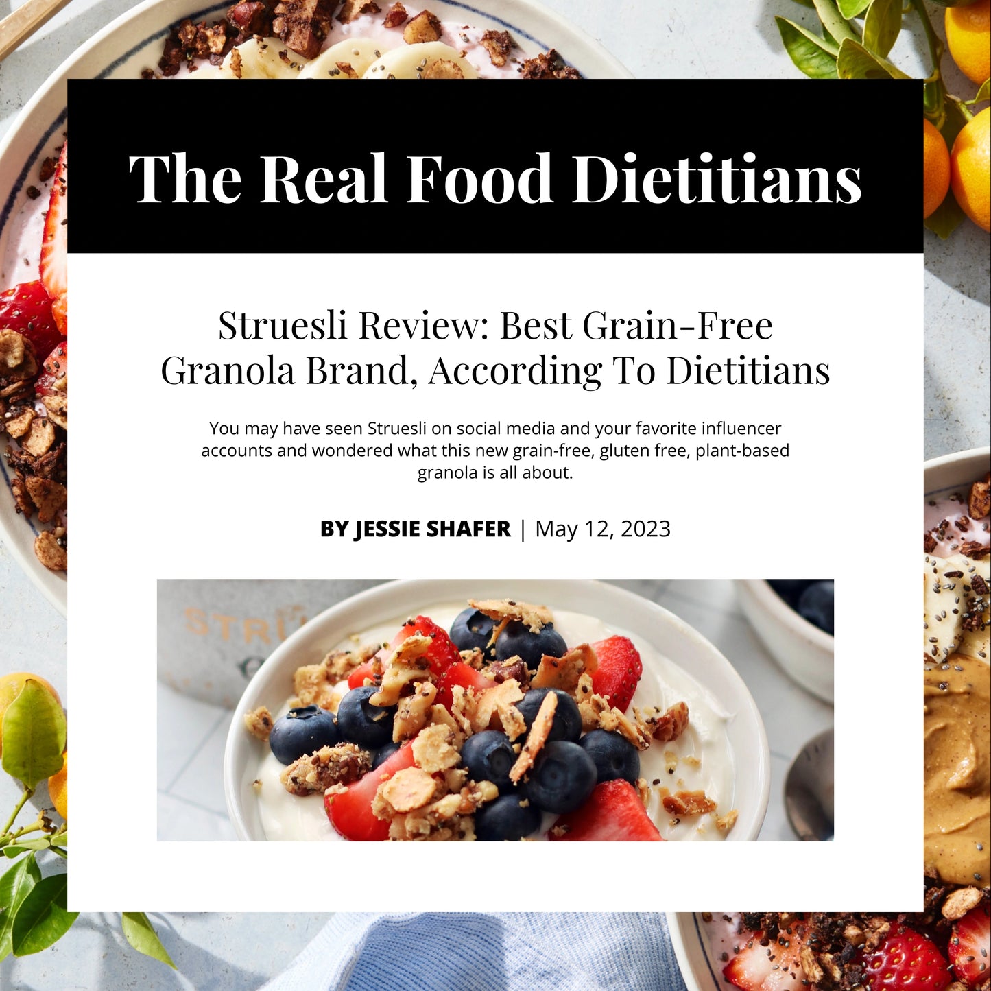 Struesli Review: Best Grain-Free Granola Brand, According to Dietitians By Jessie Shafer, RDN