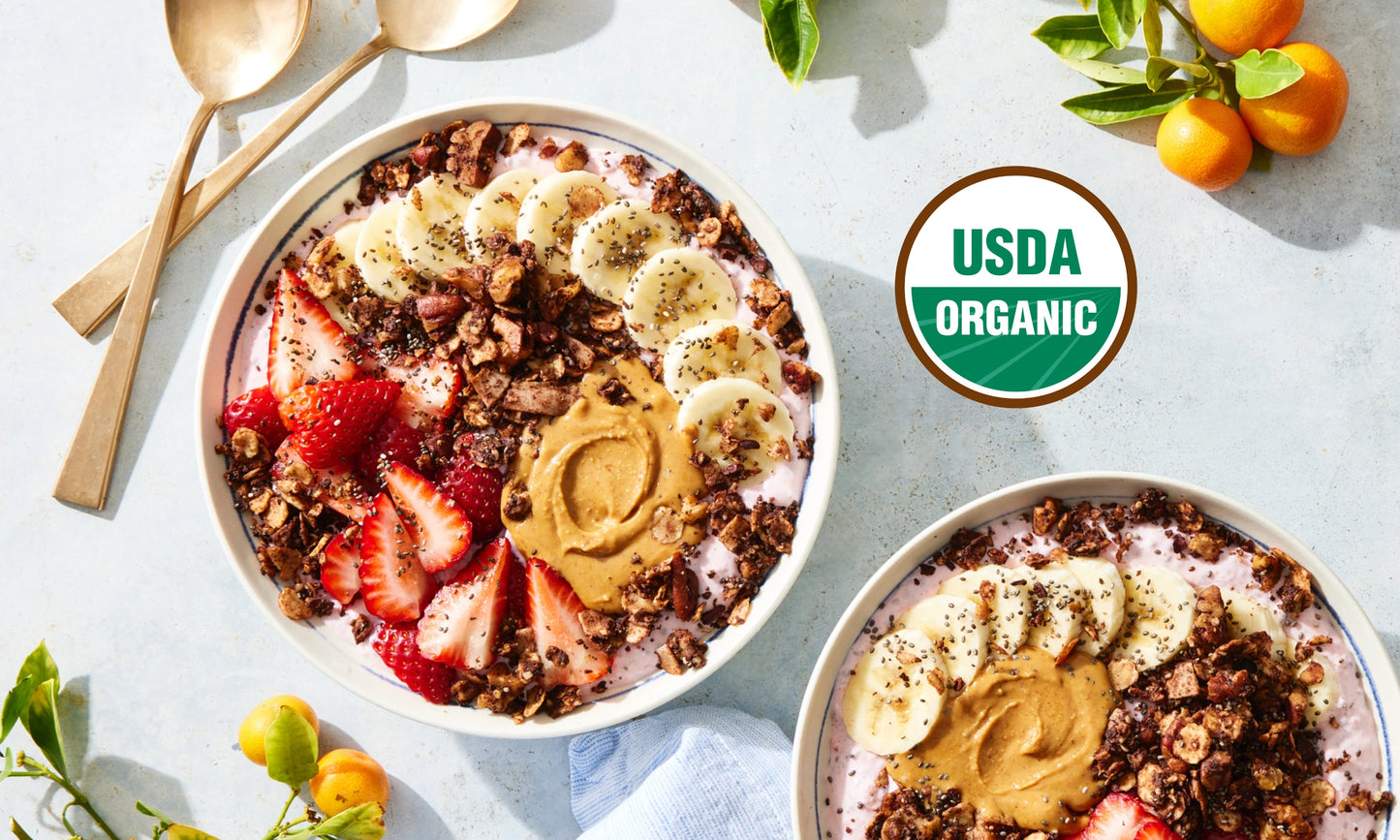 All products by Struesli Granola Redefined are USDA Organic Certified