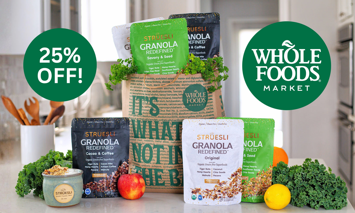 Get Struesli 25% off at Whole Foods Market