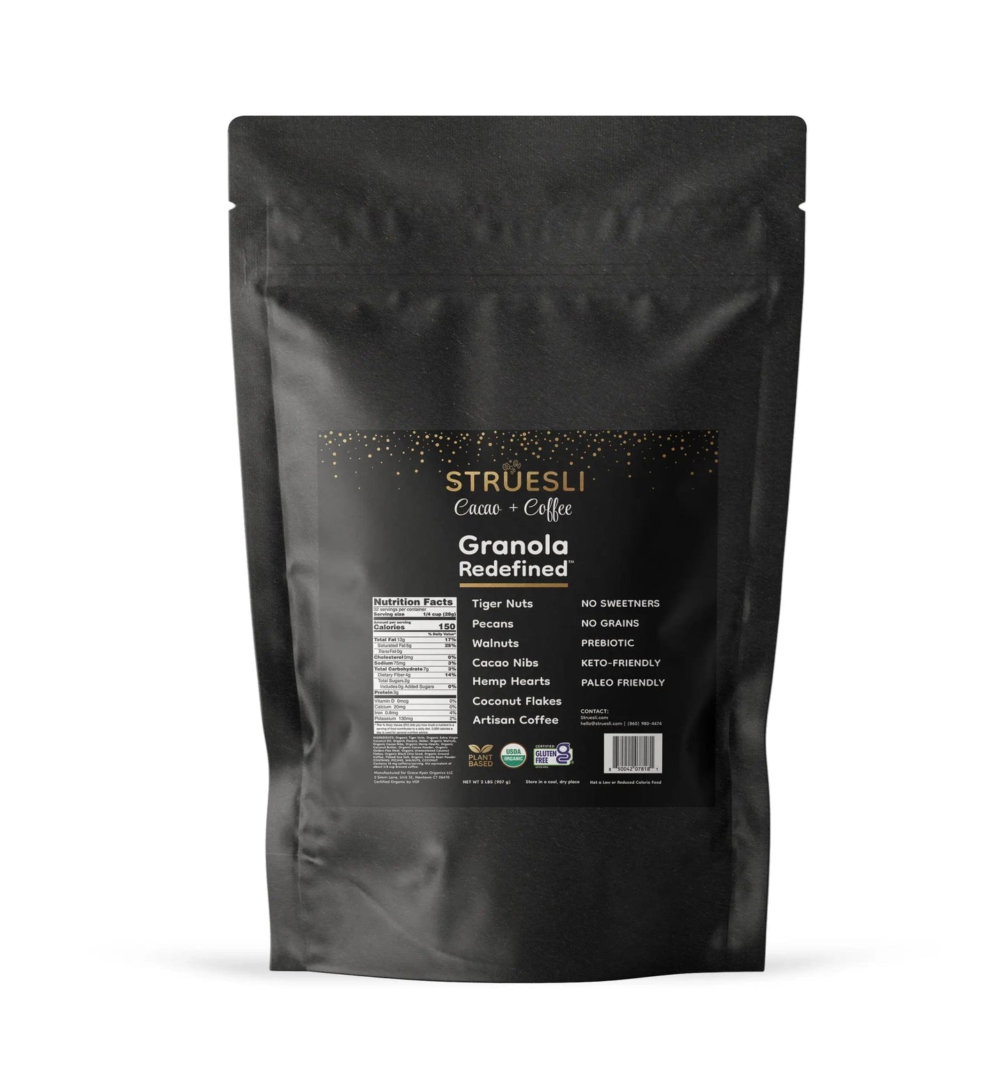 
                  
                    Struesli™ Organic Granola | Cacao + Coffee Struesli™ Organic Granola
                  
                